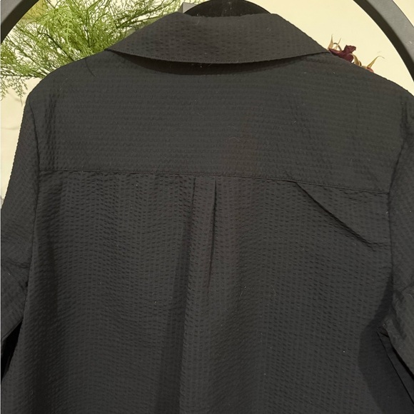 casa Cabana Women's Black Button Down Shirt size medium - Picture 9 of 9